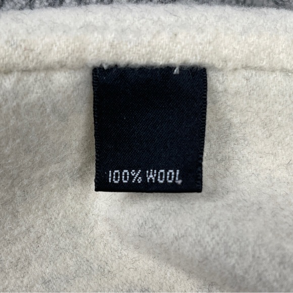 LINDA ALLARD ELLEN TRACY 100% wool tab collar open front jacket, size 4 - Picture 8 of 15